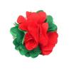 Exportação Hot Sale 5cm Cor Sólida Malha Sading Flores diy Acessórios para Cabelo Infantil Cocar Flor Corsage Sapatos e Chapéus Acessórios