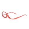Lentes de maquillaje monolíticos giratorios unilaterales de 120 grados multifuncionales de montura completa de moda para lectura al por mayor
