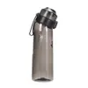 Taza perfumada de 650 ml con diseño de tres anillos y siete anillos, 0 azúcar 0 calorías, Anillo Cui Xiang, hecha de material tritan, resistente a altas temperaturas, taza de agua divertida