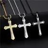 Tendencia de Moda en Joyería Transfronteriza Collar de Doble Capa Colgante de Dardo de Acero Inoxidable Acero Inoxidable con Diamante Joyería Hip-Hop
