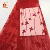 Bordado de lentejuelas vestido nuevo vestido bordado de mariposa tela punto tela bordada con cuentas