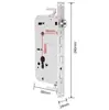 Haohan porta antifurto porta de madeira corpo de fechadura de impressão digital anti-cartão anti-colisão gancho removível gancho falso corpo de fechadura de impressão digital todo em aço dedo semi-aço