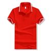 Manga curta lapela de algodão polo homens e mulheres publicidade cultural camisa impressão T-shirt roupas de trabalho personalizado roupas de grupo diy