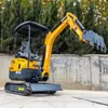 Exportado a Nueva Zelanda, excavadoras pequeñas para uso doméstico para renovación urbana y operaciones de trituración, excavadoras multifuncionales con accesorios opcionales