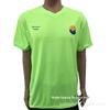 100% poliéster puro absorção de umidade e suor-wicking V-neck impressão digital bola roupas publicidade camisa temporada promocional fãs roupas de secagem rápida