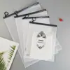 Saco Plástico Transparente PE com Fecho de Zíper e Puxador Fosco Saco para Roupas Luvas Toalhas Sacos de Presente Venda Quente Transfronteiriça Roupas
