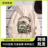 Sudadera con capucha casual de calle Hip-Hop para mujer Harajuku S-XXL Sudadera Moda Cuello redondo Con capucha multifuncional Otoño Cálida