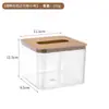 Caixa de lenços criativa minimalista nórdica para casa, sala de estar, mesa de centro, caixa de papel toalha, transparente, restaurante, hotel, caixa de armazenamento em placa composta