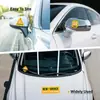 Novo Produto Transfronteiriço, Adesivo Magnético Refletivo para Estágio de Motorista Iniciante, Adesivo para Para-choque de Motorista em Treinamento, Adesivo DIY em Inglês