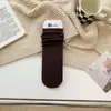 Meias de Cano Médio para Outono e Inverno, Meias Slouch Macias e Confortáveis para Mulheres, Forradas com Lã Sintética, Espessadas, Quentes, Cor Sólida, Modernas, Fashion, Versáteis, Meias Longas