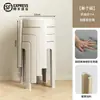 Taburete de plástico acolchado suave, apilable para uso doméstico, diseño redondo, resistente y duradero, extra grueso, adecuado para sala de estar, mesa de comedor y como silla de repuesto