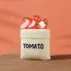 Suministro de fábrica artesanías de resina tridimensionales comida de juego simulación de comida pan fruta accesorios de resina joyería DIY