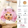 Kit de material para manualidades de muñeca con pelo rizado de calabaza con forma de huevo, accesorios de muñeca lindos con temática de bosque, venta directa del fabricante