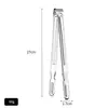 Pinza para barbacoa coreana de acero inoxidable pinza para alimentos para bistec doméstico pinza para alimentos de buffet de restaurante pinza para alimentos para barbacoa de horneado