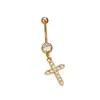Anillo para Ombligo de Acero Inoxidable 316L, Piercing para Ombligo Hoja de Arce Dorada, Botón para Ombligo en Forma de Corazón, Anillo para Ombligo Lirio del Valle, Piercing para Ombligo, Botón para Ombligo