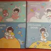 Livro de Desenho Espiral em Branco Desenho Animado para Alunos do Ensino Fundamental, Livro de Desenho Artístico para Crianças, Presente de Jardim de Infância, Livro de Rabiscos, Livro de Pintura