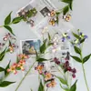Nuevas Flores Artificiales para Boda y Decoración del Hogar, Pequeñas Orquídeas Iris Estilo Pintura al Óleo, Flores Falsas para Escaparates de Centros Comerciales y Arreglos de Paisajismo