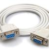 Cable de Datos Serial DB9 Hembra a Hembra Rs232 Com 9 Pines Cable de Puerto Serial Agujero a Agujero Cable de Computadora Cable de Programación Cable Industrial