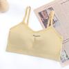 Transfronteiriço de uma palavra beleza de volta tubo top camisola envolto peito feminino estudante base anti-exposição Colete período de desenvolvimento roupa interior