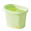 Bañera de plástico para niños para baño, tina para bañar bebés, tina engrosada para remojar bebés, bañera grande para niños con asiento