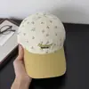 Novo Boné de Baseball Estilo Coreano com Bordado Floral e Color Blocking, Boné de Bico de Pato Unissex para Primavera/Outono, Faz o Rosto Parecer Menor, Chapéu de Sol