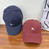 Boné de Baseball Outonal Feminino Escovado com Proteção Solar, Circunferência da Cabeça Grande, Coroa Profunda Nova, Emagrecimento Facial, Aba Larga, Boné Estilo Duckbill, Marca Moderna para Homens