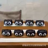 Colección de Figuras de Gato Pintadas de Ébano, Gato Acostado, Bebé Plátano, Accesorios Divertidos para Gatos, Accesorios de Joyería de Moda