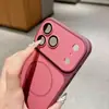 Aplicável à capa de celular iPhone 18 PRO MAX, atração magnética com sensação de pele fosca bicolor, Apple 17 com película para lente, à prova de queda 16