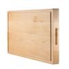 Fábrica de comércio exterior de Dongguan tábua de corte personalizada tábua de corte de madeira maciça espessa com alça de pia tábua para alimentos Tábua de corte de Maple