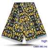 Comercio exterior buena calidad estilo transfronterizo tela batik de doble cara falda colorida para mujer tela estampada étnica en stock al por mayor