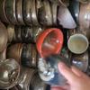 A Fábrica Yuan Jianzhan de Jianyang leva grandes quantidades de mercadorias para transmissão ao vivo com a caneca de mestre para queima manual a lenha e forno elétrico Zhan Shuiji para entrega.