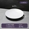 Prato de Melamina Prato Redondo Branco Louça Comercial Porcelana de Imitação Plástico Prato para Comida Ocidental Prato de Buffet Prato Raso Prato Atacado