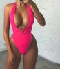 Traje de baño de una pieza para dama transfronterizo AliExpress Amazon sexy vendaje trenzado bikini europeo y americano 9133