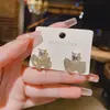 Aguja de plata 925, diseño de nicho, aretes de puesto de mercado nocturno, fuente mayorista, aretes de moda estilo coreano, aretes populares