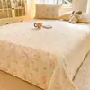 Invierno Leche Terciopelo Cama Sábanas de Cama Pieza Única Engrosado Felpa Cama Sábanas de Cama Tallado Coral Franela Colcha Manta Única Juego de Tres Piezas