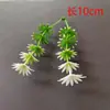 Hojas Verdes Simuladas, Hierba Acuática, Hojas Persas, Decoración de Pared de Flores para Bodas, Ramillete, Accesorios de Flor para Muñeca, Accesorios Hechos a Mano para DIY