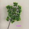 Plantas de Bonsái Hechas de Hojas de Ciprés, Hojas de Pino y Ciprés, Flores Artificiales Decorativas, Hojas Perennes