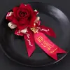 Juego completo de accesorios para boda: boutonnières para padres y familia, padrinos, damas de honor, novia, novio e invitados