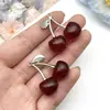 6 Resina Fruta Tridimensional Colgante Cereza Grande Hecho a Mano DIY Llavero Bolsa Collar Accesorios de Joyería para Mujer