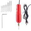 Kit de herramienta DIY para hacer perforaciones en pulseras de cuentas, muñecas, joyería y accesorios, nuevo taladro eléctrico USB rojo transfronterizo