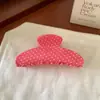Pinza de garra de lunares color dopamina, pinza para el pelo coqueta, pinza de tiburón, pasador para la nuca, pinza para el pelo, pinza para el pelo, accesorio para el pelo