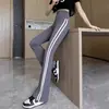 Pantalones Shark Delgados de Cintura Alta Ligeramente Acampanados de Verano 2026 para Mujeres Altas, Adecuados para Usar al Aire Libre en Otoño e Invierno, Engrosados, Control de Abdomen, Leggings Deportivos de Yoga