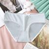 Ropa Interior para Mujer de Comercio Electrónico Transfronterizo, Estudiantes, Estilo Coreano Simple de Cintura Media, Pantalones Lindos y Sexys de Talla Grande para Niñas