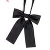 Decoración de camisa de corbata negra Jk Estilo universitario japonés Perezoso sin corbata Uniforme de estudiante Pajarita Estudiante femenina Estudiante masculino Dk Atado a mano