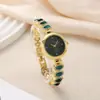 Pulsera Reloj Popular para Estudiantes de Comercio Exterior, Reloj de Mujer Incrustado con Diamantes, Pulsera Reloj de Joyería de Lujo Ligero, Moda Completa en Diamantes al por Mayor
