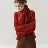 Bufanda de Cachemir Tejida Simple Tipo Nube Chal Grande para Mujer Twist Agradable al Tacto Esponjoso Nuevo Bufanda Otoño e Invierno 2025