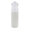 Copo térmico com anel branco é simples, portátil e conveniente de usar, adequado para levar em passeios após o exercício, bonito e elegante