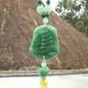 Hermoso colgante de fábrica para automóvil, colgante de jade verde liso para automóvil, exquisitos suministros de decoración para automóvil, entrega de una sola pieza