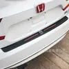 Adesivo de Couro Fibra de Carbono para Porta-Malas de Carro com Logo, Faixa de Soleira para Evitar Pisadas, Adesivo Decorativo Protetor, Faixa para Para-choque Traseiro de Carro