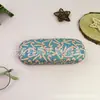Estojo de óculos personalizado multi-padrão retrô folha floco de neve estudante azul compressão imprimível LOGO fábrica direto da fábrica